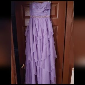Adrianna Papell Elegant Lavender Hailey Logan Dress